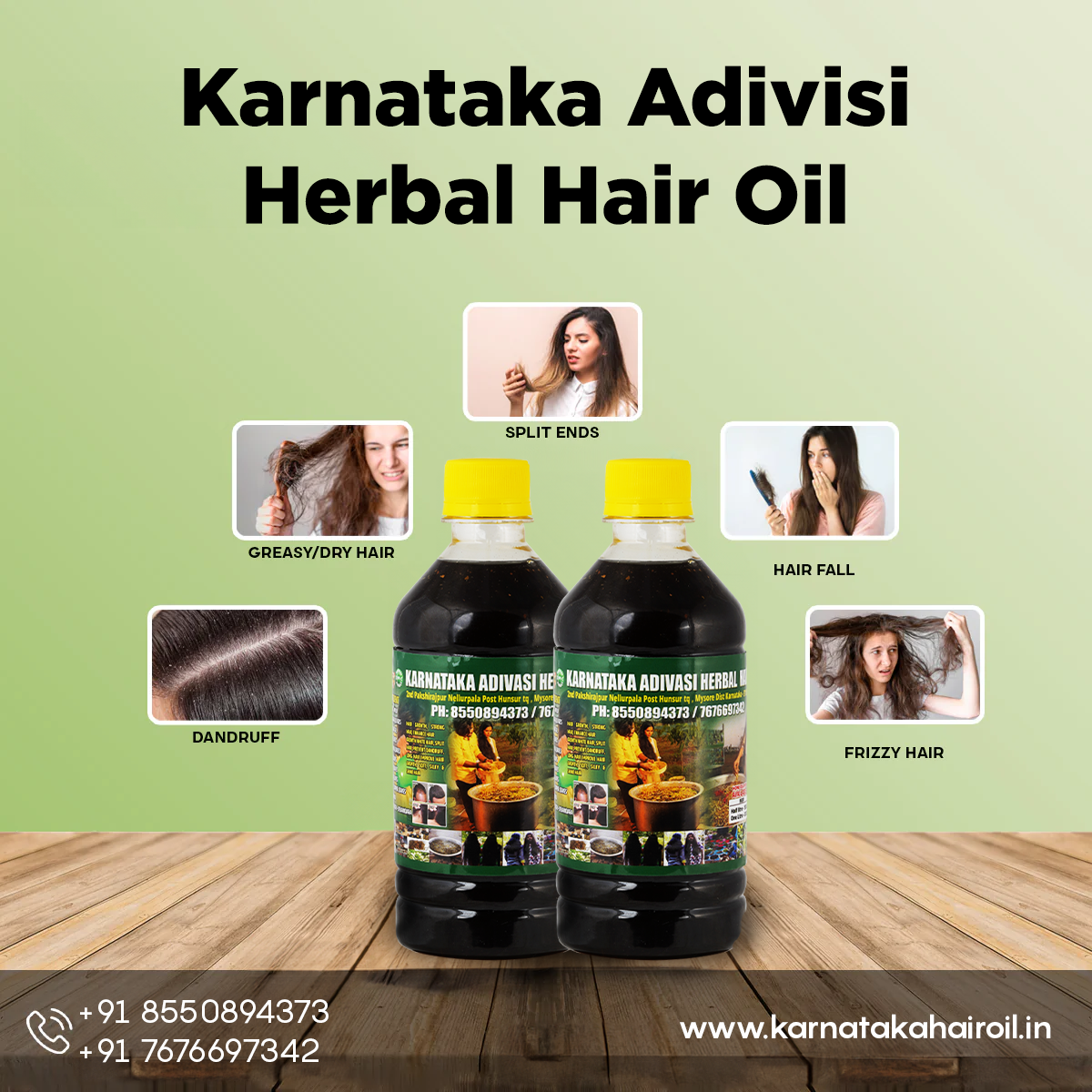 KARNATAKA ADIVASI HAIR OIL ALL VARIENTS