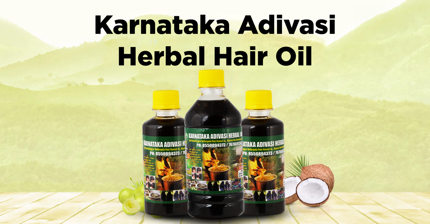 KARNATAKA ADIVASI HAIR OIL ALL VARIENTS