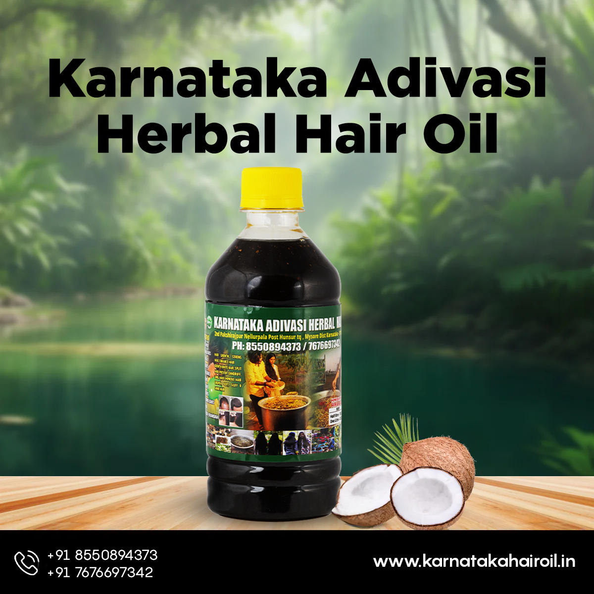 KARNATAKA ADIVASI HAIR OIL ALL VARIENTS