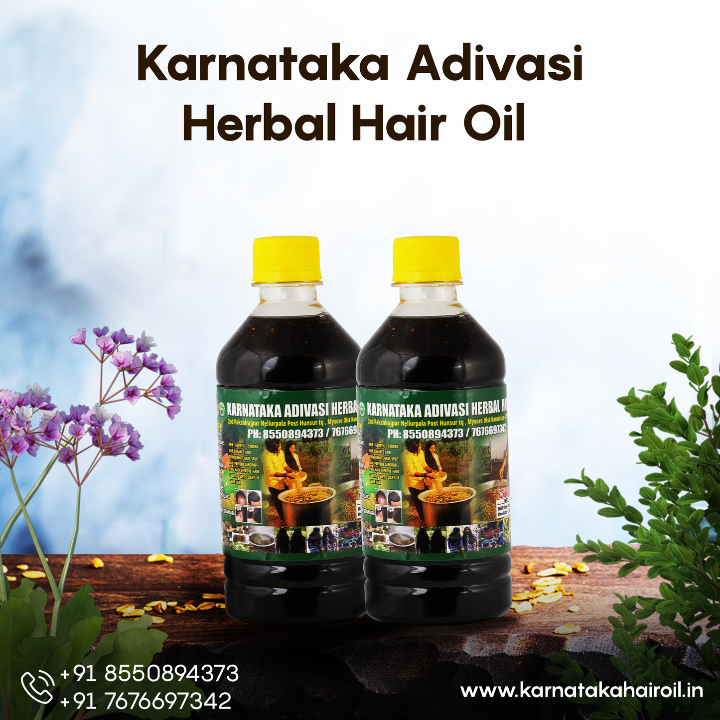 KARNATAKA ADIVASI HAIR OIL ALL VARIENTS