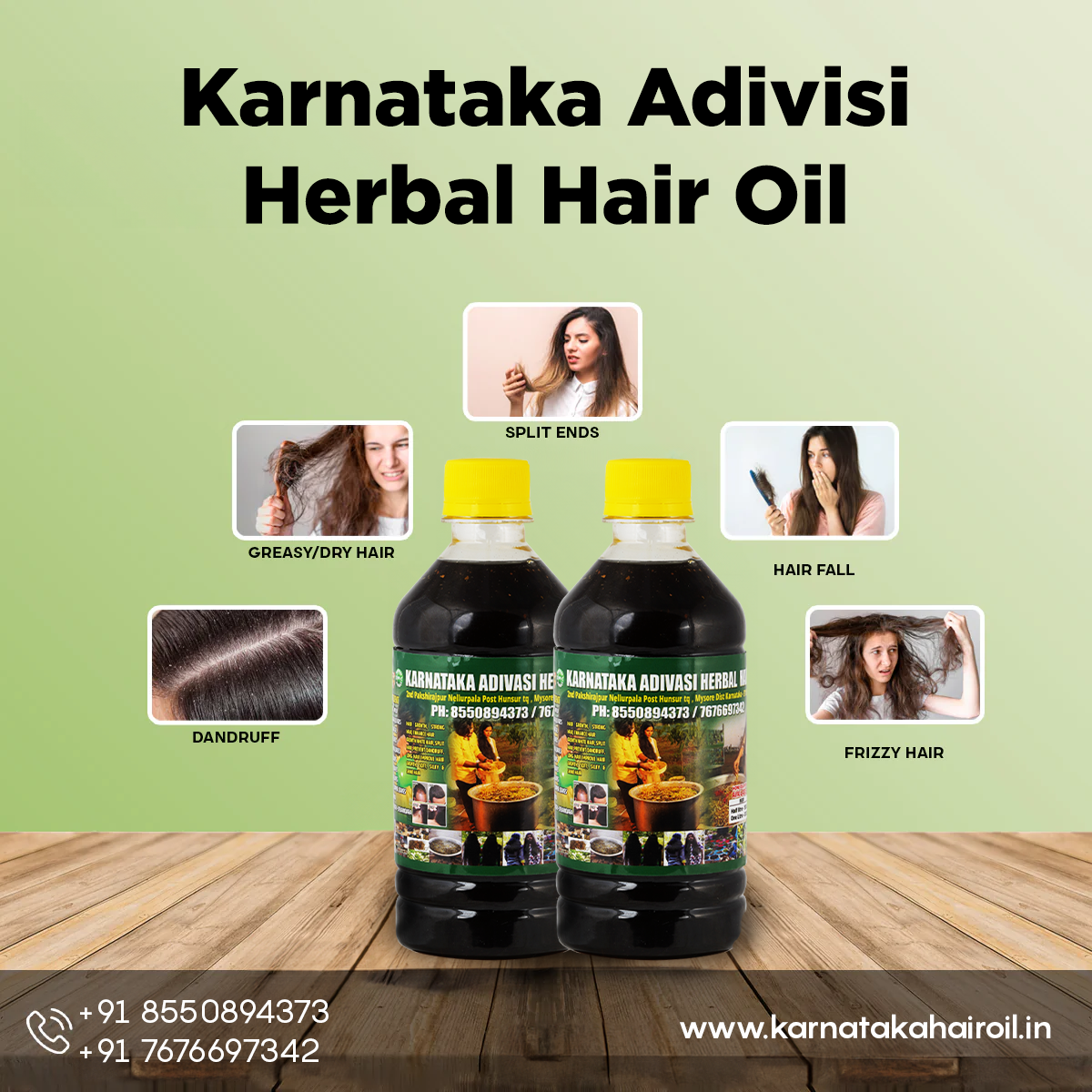 KARNATAKA ADIVASI  HAIR OIL ALL VARIENTS