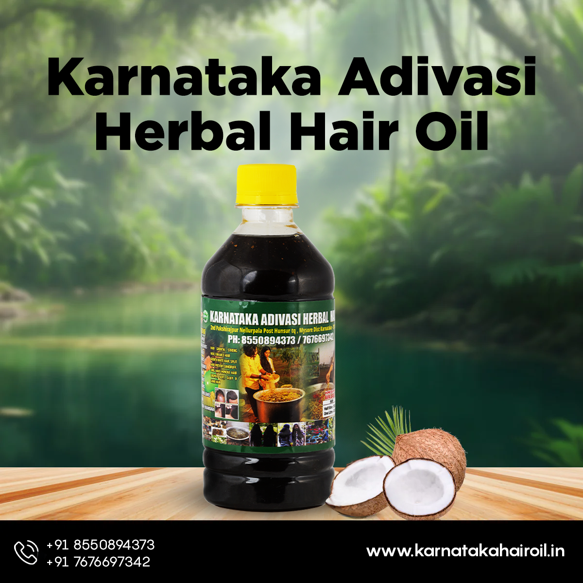 KARNATAKA ADIVASI  HAIR OIL ALL VARIENTS